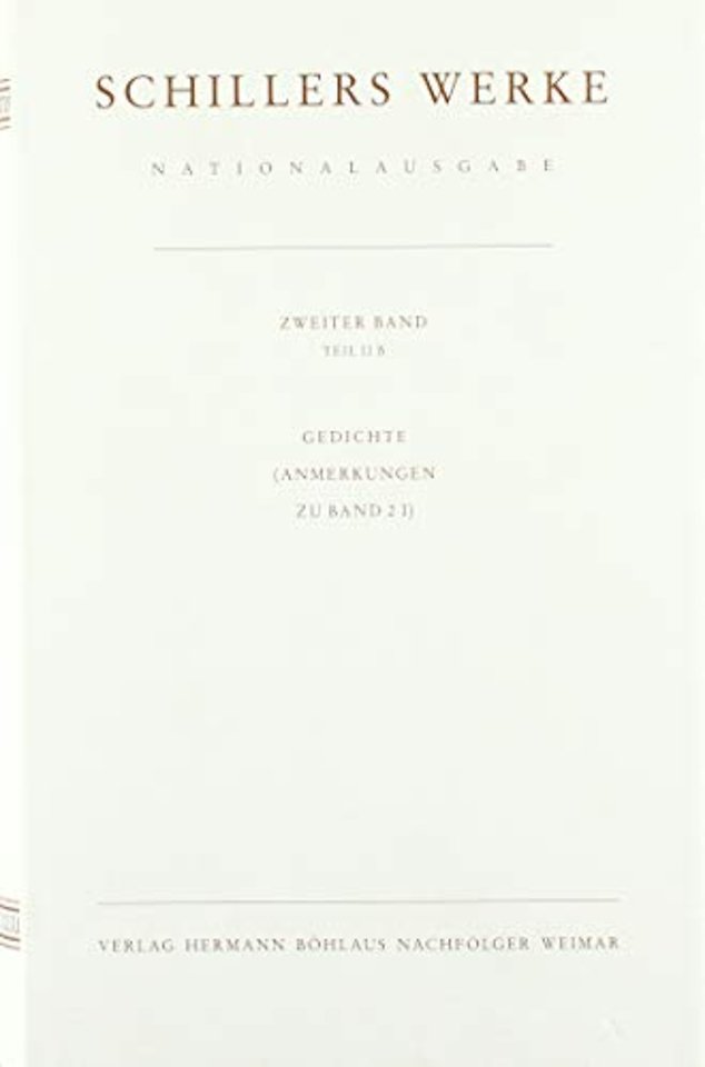 Schillers Werke. Nationalausgabe