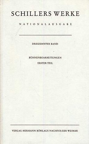 Schillers Werke. Nationalausgabe