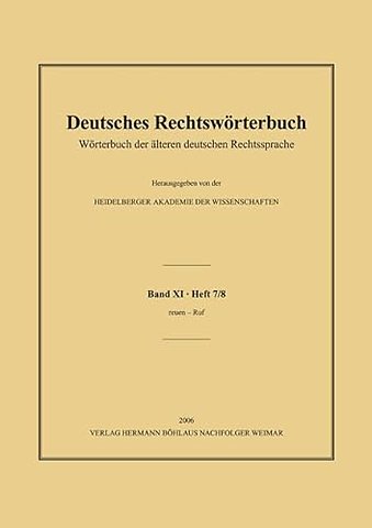 Deutsches Rechtswörterbuch