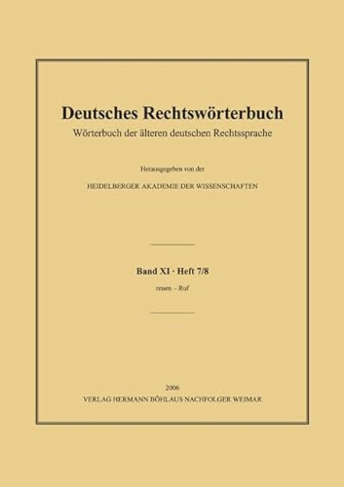 Deutsches Rechtswörterbuch