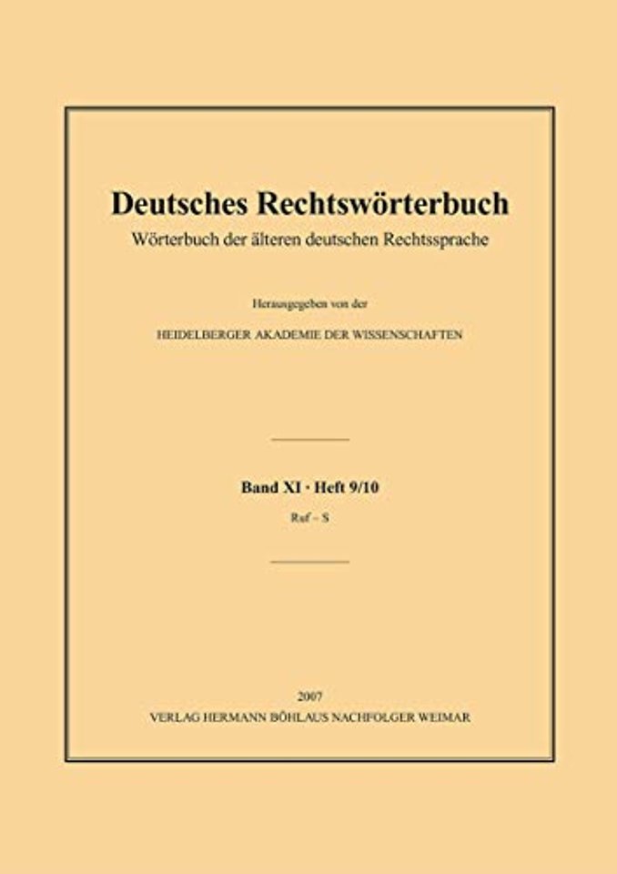 Deutsches Rechtswörterbuch