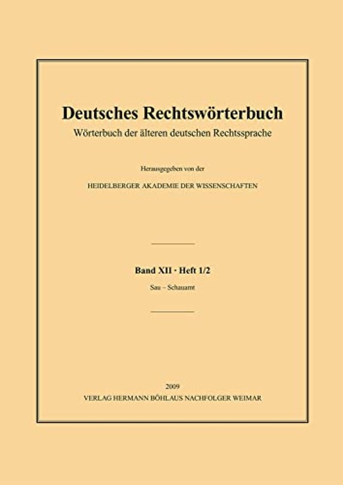 Deutsches Rechtswörterbuch