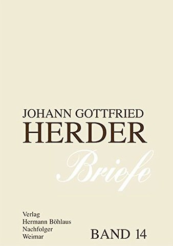 Johann Gottfried Herder. Briefe.