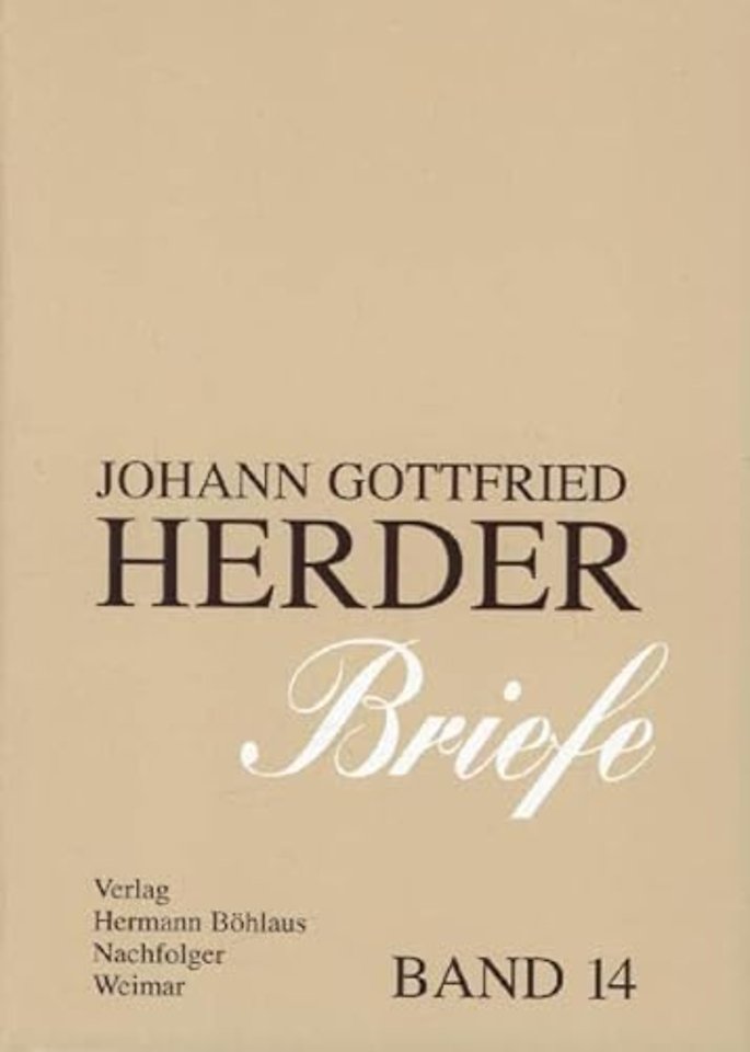 Johann Gottfried Herder. Briefe.