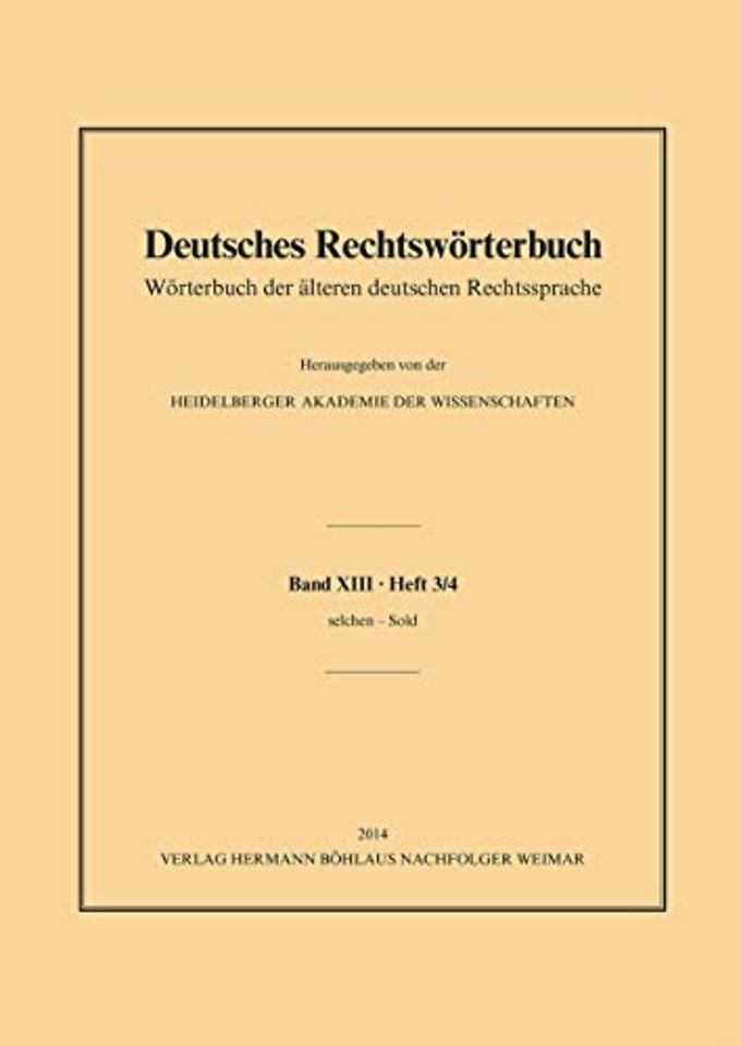 Deutsches Rechtswörterbuch