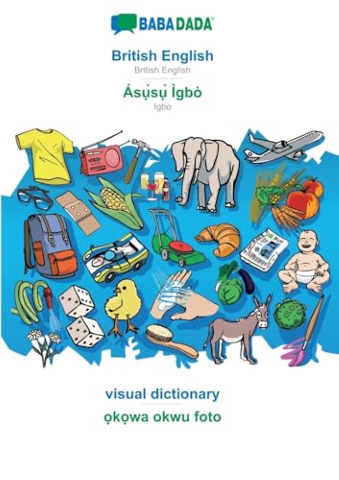 British English - Asụ̀sụ̀ Igbo, visual dictionary