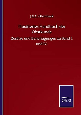 Illustriertes Handbuch der Obstkunde