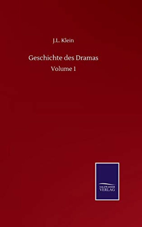 Geschichte des Dramas