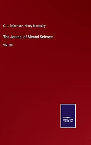 The Journal of Mental Science