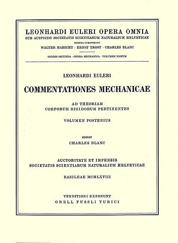 Mechanica corporum solidorum 2nd part
