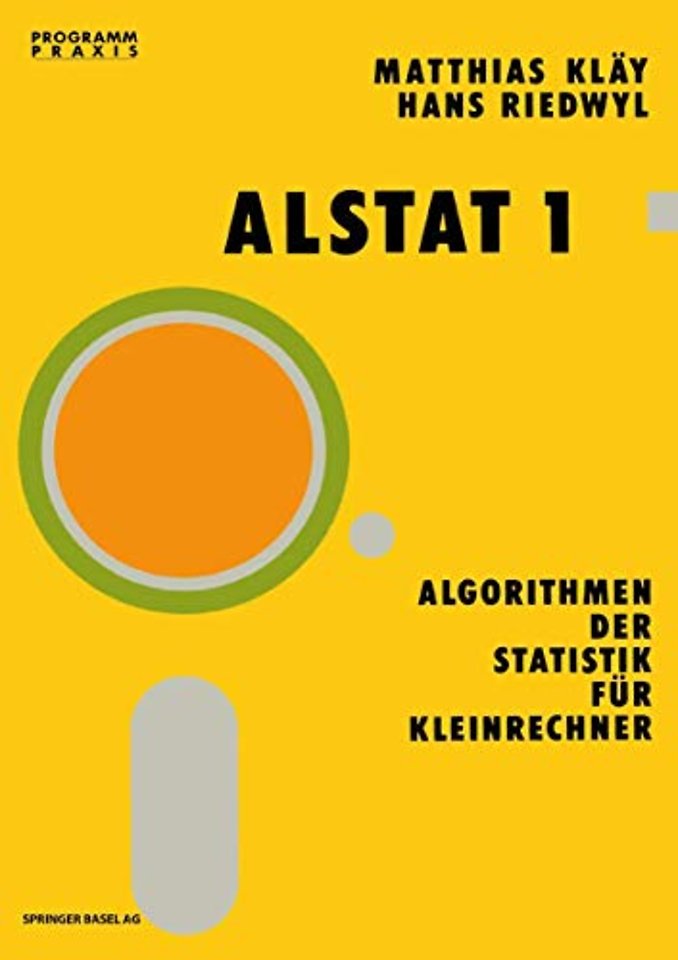 ALSTAT 1 Algorithmen der Statistik für Kleinrechner