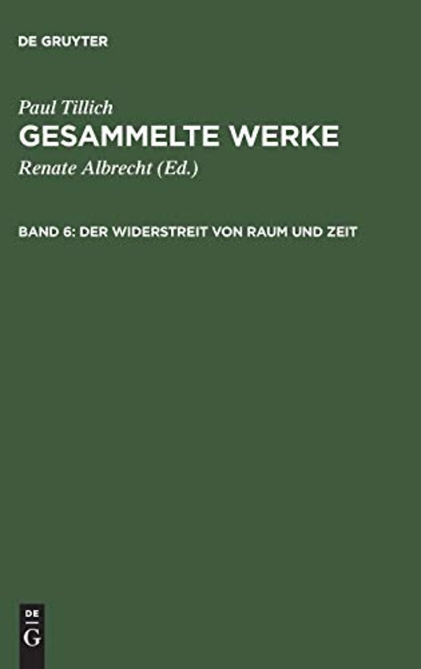 Der Widerstreit von Raum und Zeit – Schriften zur Geschichtsphilosophie