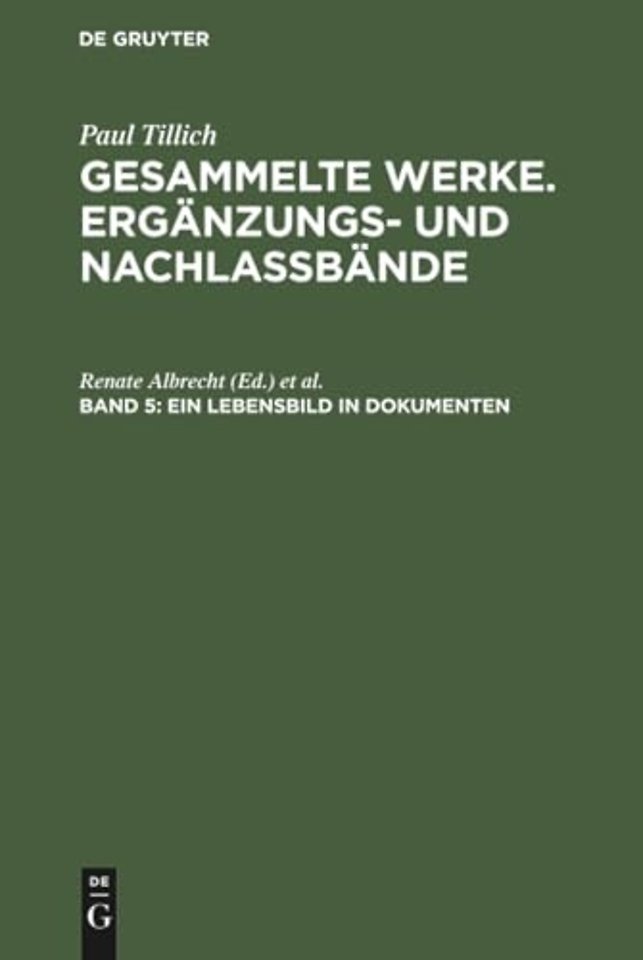 Ein Lebensbild in Dokumenten