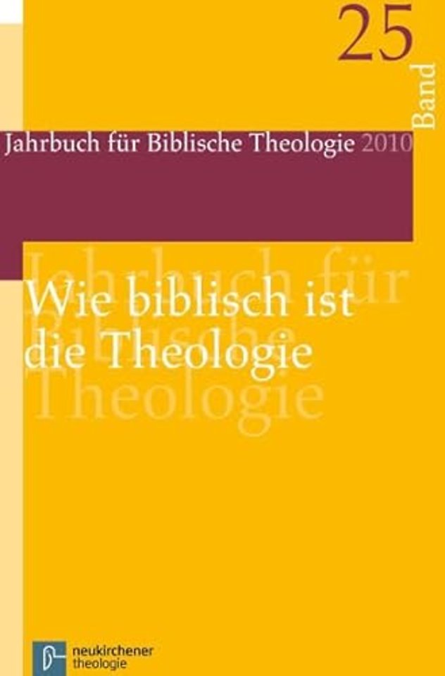 Jahrbuch fA"r Biblische Theologie