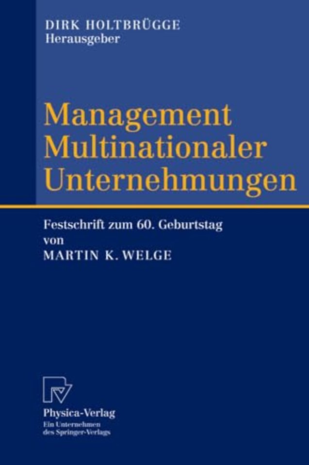 Management Multinationaler Unternehmungen