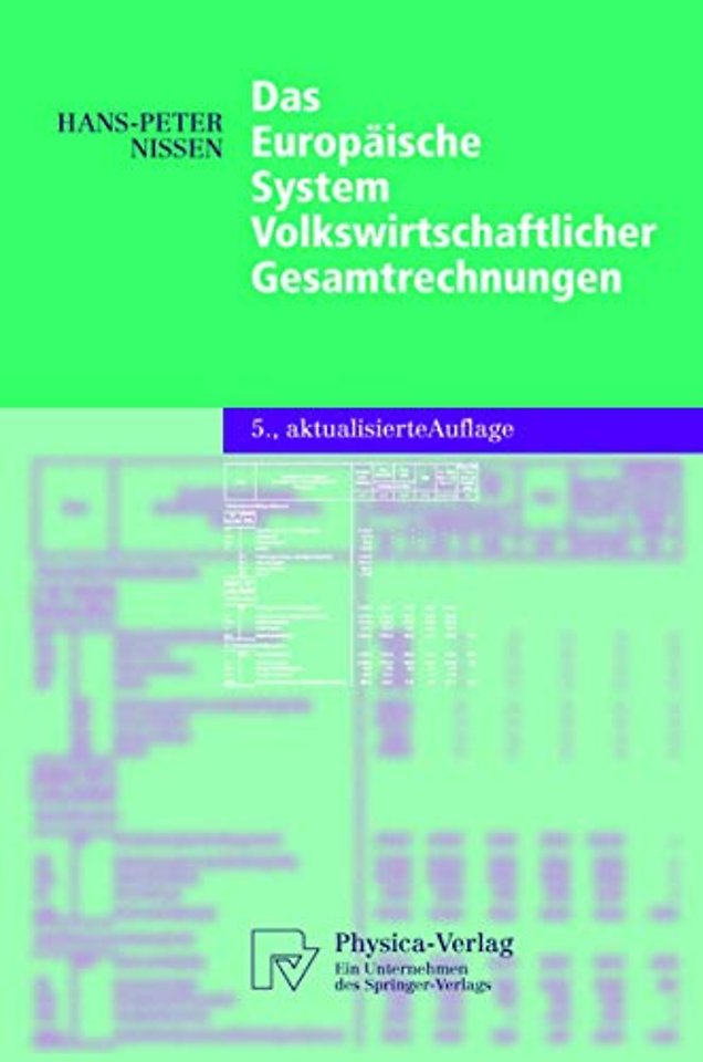 Das Europäische System Volkswirtschaftlicher Gesamtrechnungen
