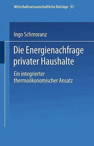 Die Energienachfrage privater Haushalte