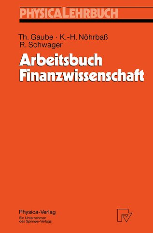 Arbeitsbuch Finanzwissenschaft