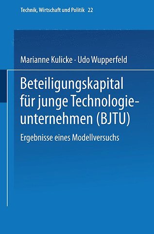 Beteiligungskapital für junge Technologieunternehmen
