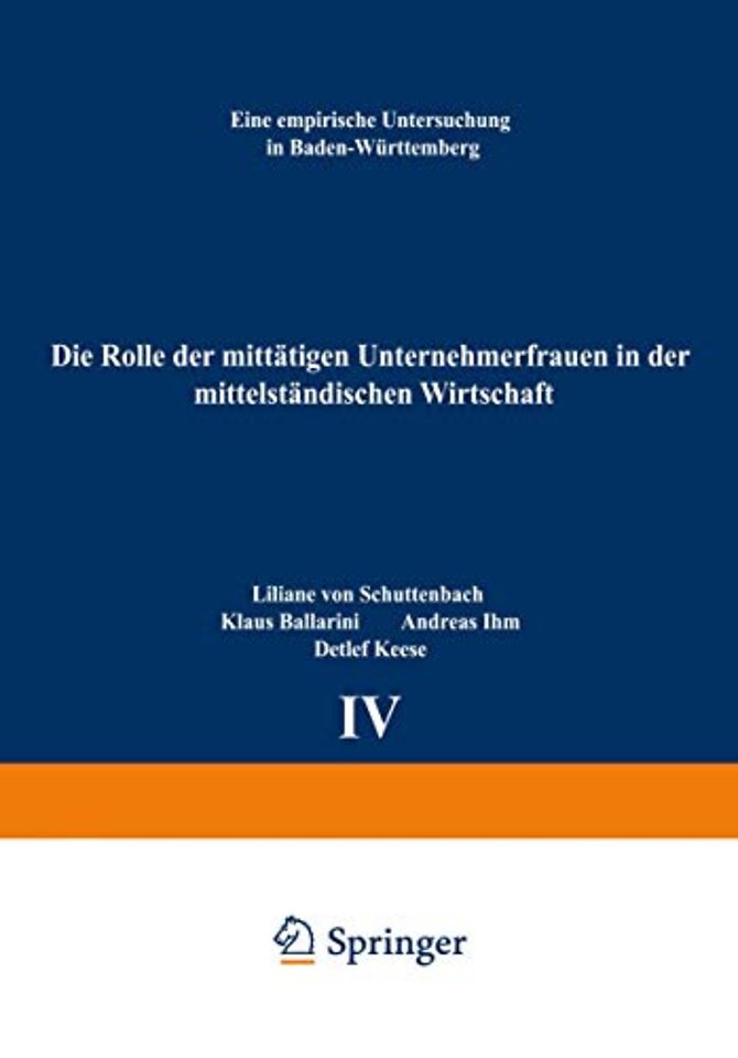 Die Rolle der mittätigen Unternehmerfrauen in der mittelständischen Wirtschaft