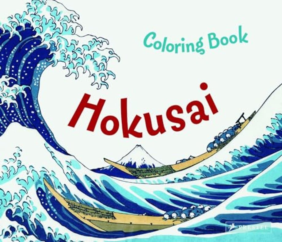 Hokusai Colouring Book