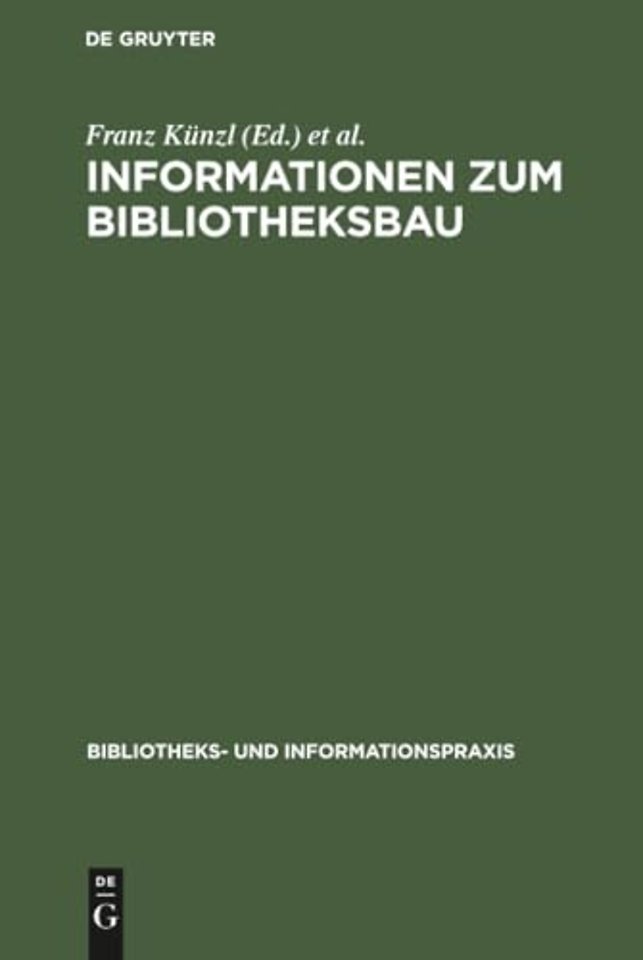 Informationen zum Bibliotheksbau