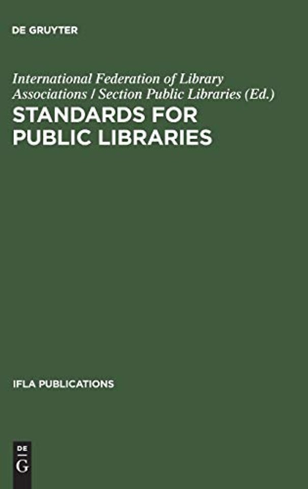 Standards for Public Libraries