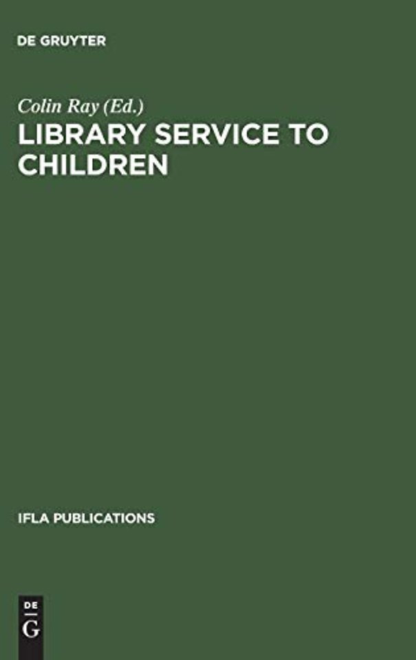 Library service to children – An international survey