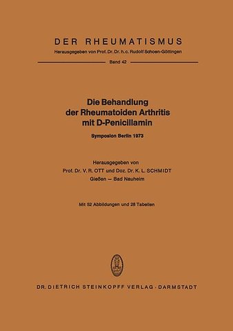 Die Behandlung der Rheumatoiden Arthritis mit D-Penicillamin