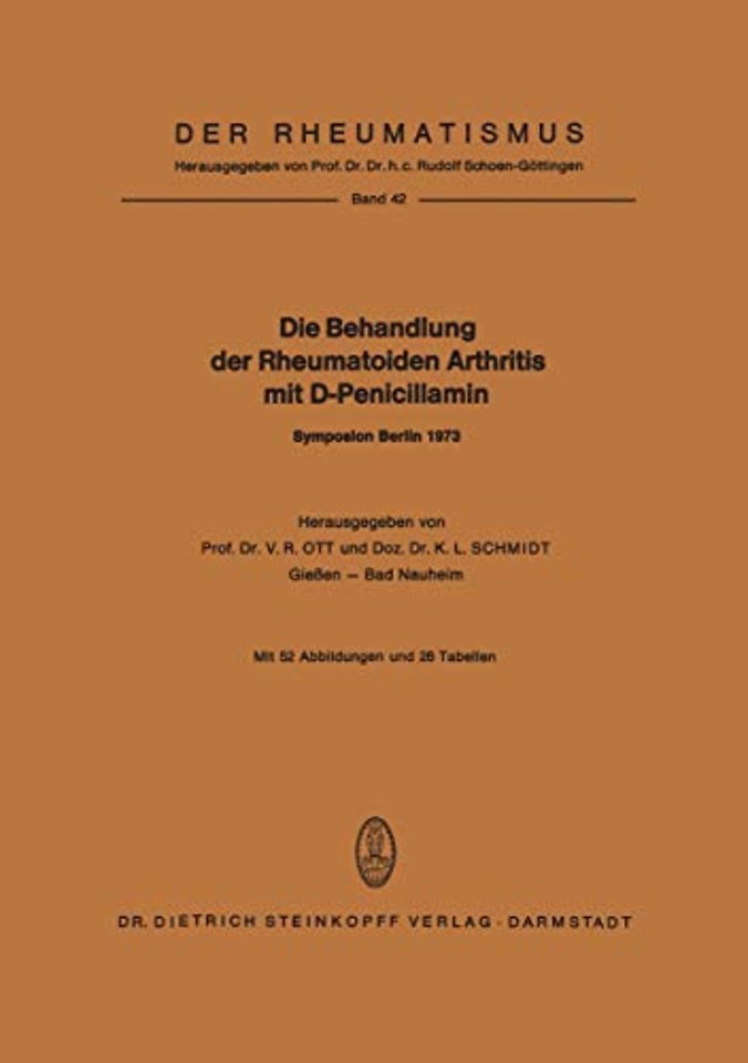 Die Behandlung der Rheumatoiden Arthritis mit D-Penicillamin