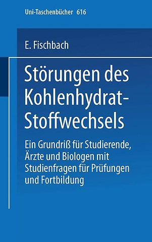Störungen des Kohlenhydrat-Stoffwechsels