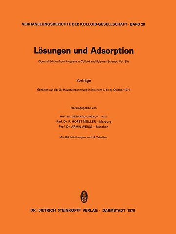Lösungen und Adsorption
