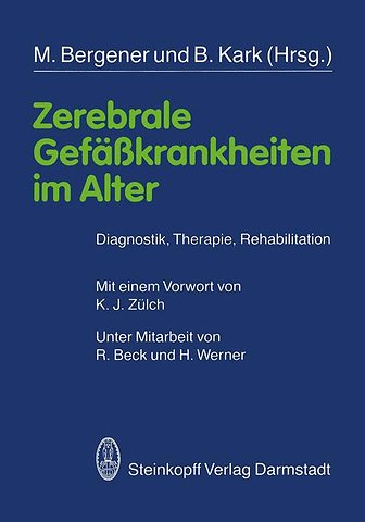 Zerebrale Gefäßkrankheiten im Alter