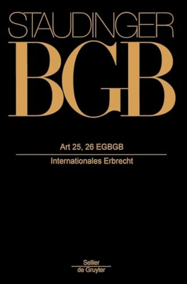 Art 25, 26 EGBGB – (Internationales Erbrecht)