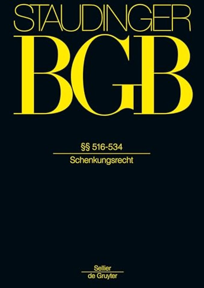 §§ 516–534 – (Schenkungsrecht)