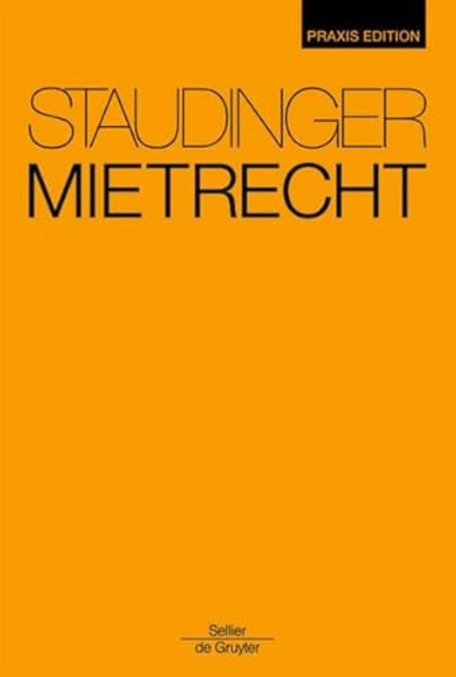 Mietrecht – Staudinger Praxis Edition