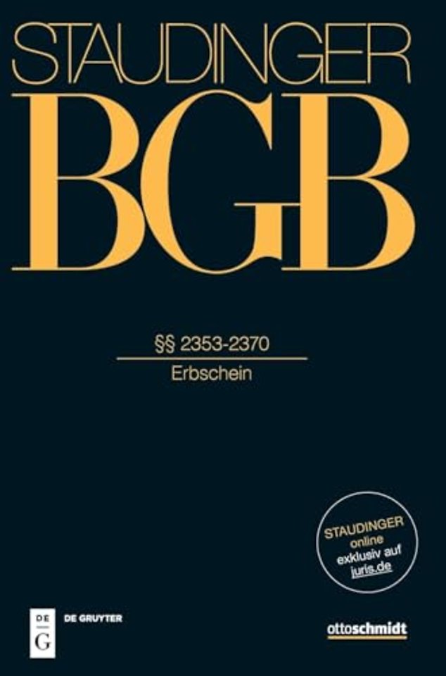 §§ 2353–2370 – (Erbschein)