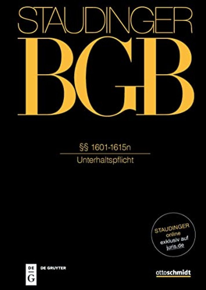 §§ 1601–1615n – (Unterhaltspflicht)