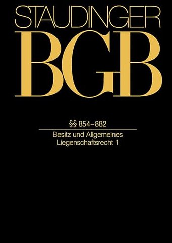 Buch 3 §§ 854–882 (Besitz und Allgemeines Liegenschaftsrecht)