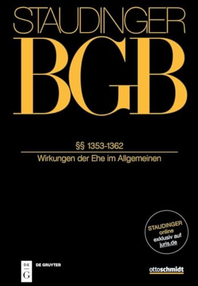 §§ 1353–1362 – (Wirkungen der Ehe im Allgemeinen)