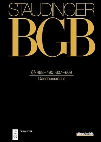 §§ 488–490; 607–609 – (Darlehensrecht)