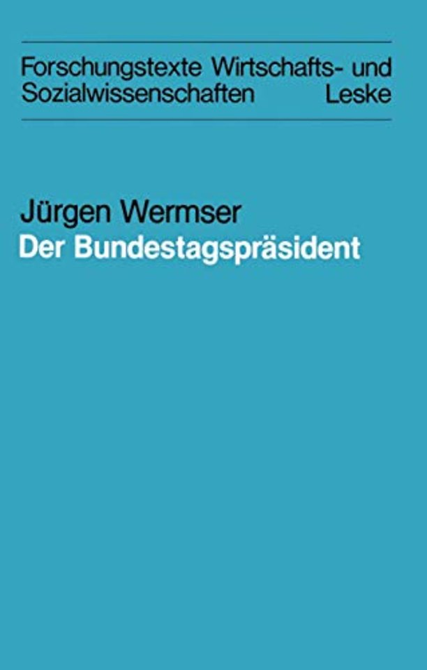 Der Bundestagspräsident