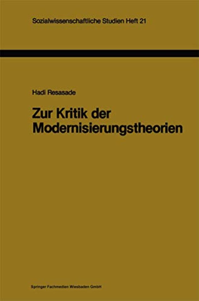Zur Kritik der Modernisierungstheorien