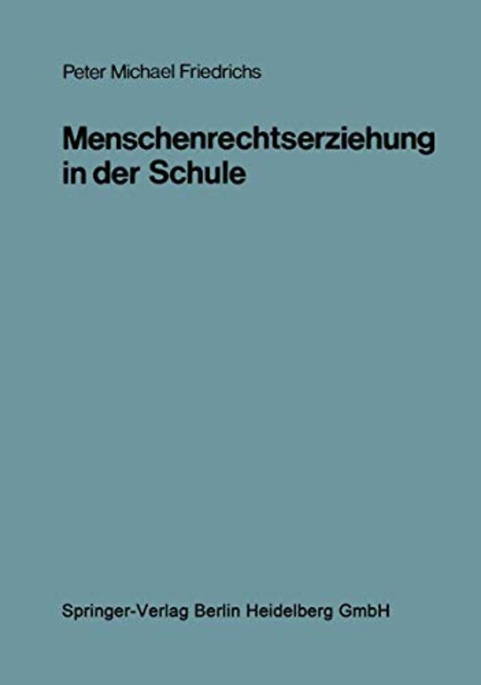 Menschenrechtserziehung in der Schule