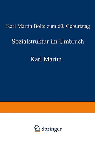 Sozialstruktur im Umbruch