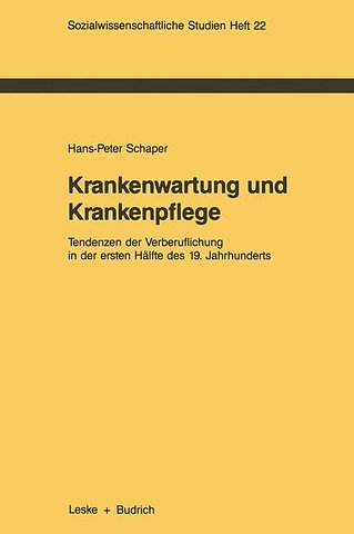 Krankenwartung und Krankenpflege