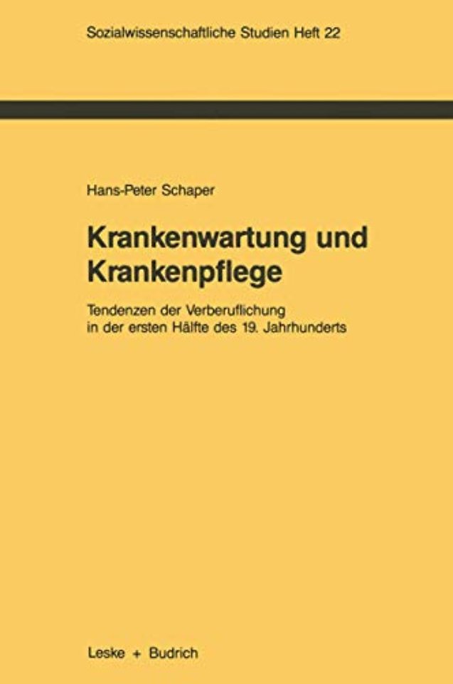 Krankenwartung und Krankenpflege