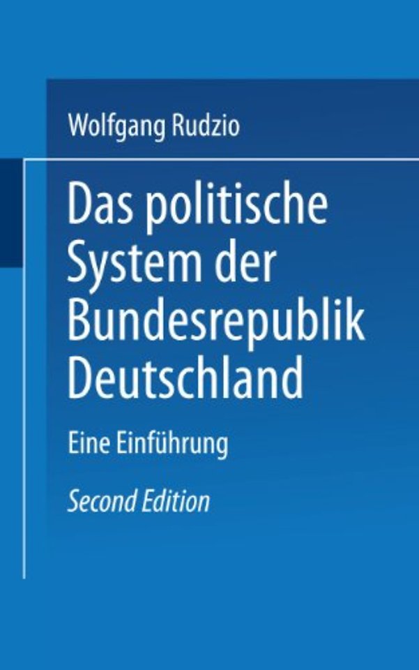 Das politische System der Bundesrepublik Deutschland