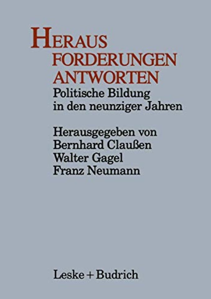 Heraus Forderungen Antworten