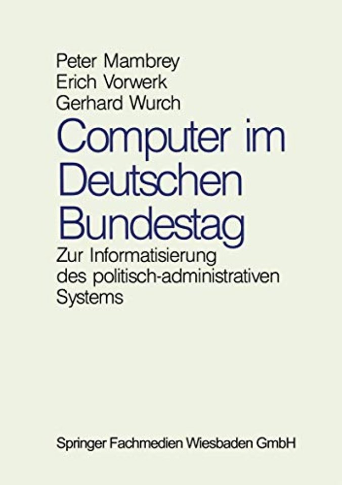 Computer im Deutschen Bundestag